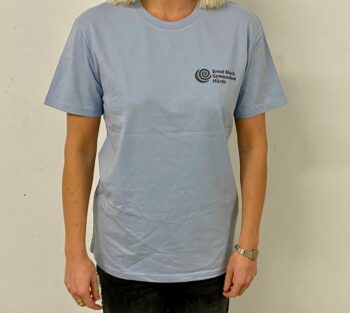 EMG T-Shirt Kollektion 2 <br> Serene Blue <br> Größe M-XL – Bild 3