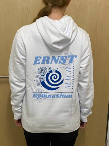 Hoodie Drummer Kollektion 3<br> White <br> Größe M-L