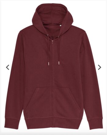 Zipthru <br>Connector unisex<br> Burgundy<br> Größe M-XXL – Bild 3