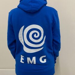 Hoodie Drummer Kollektion 2<br> Royal blue <br> Größe M