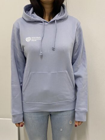 Hoodie Kollektion 4<br> Blue Fog <br> Größe XS-M – Bild 3
