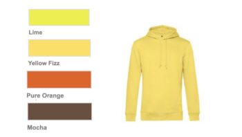 Hoodie Kollektion 4<br> Gelb/Brauntöne <br> Größe XS-M